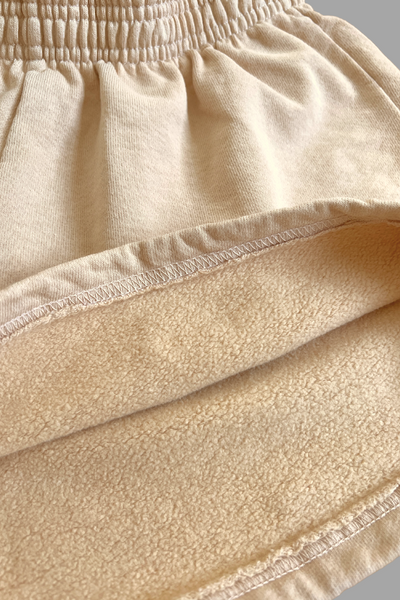 Life is Short Live Your Best fleece lounge shorts - garment dyed