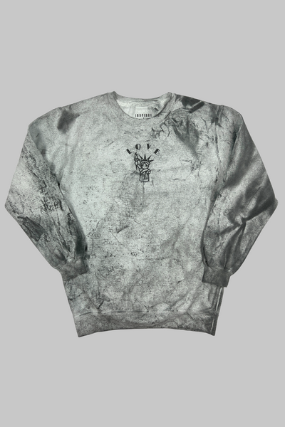 Love is Free 'Liberty' (Unisex Tie Dye) Sweatshirt