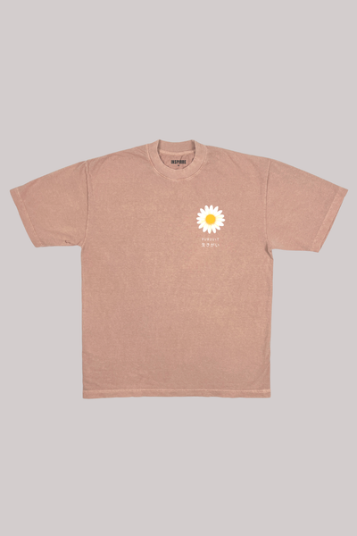 Pursuit premium graphic tee in peach - purpose and passion adult shirt