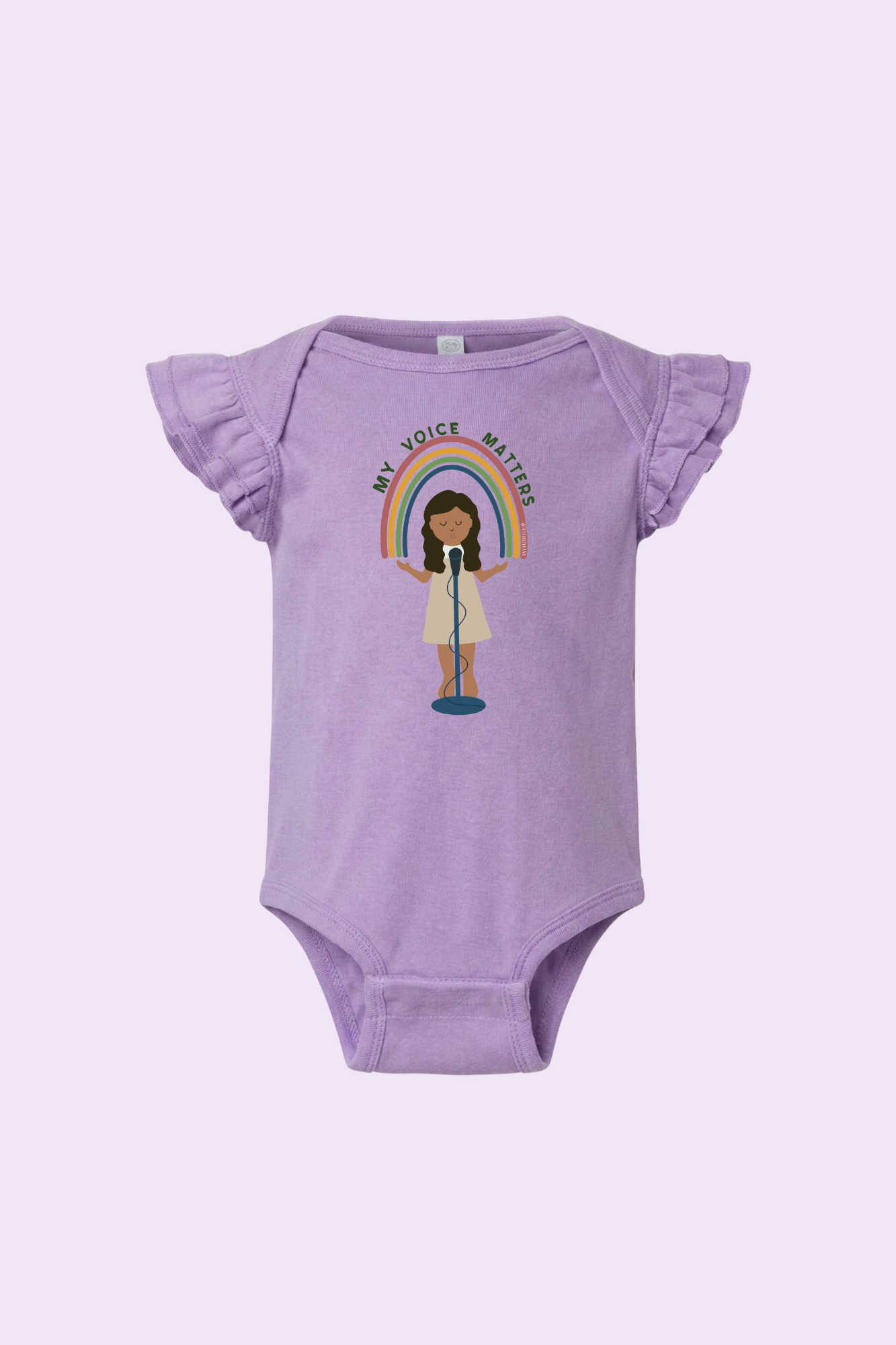 My Voice Matters (Flutter Sleeve) Onesie