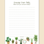 Growing Grace Daily notepad cover featuring illustrated potted plants and the prompt What will you nurture today by INSPIRRE