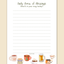 Daily Brew of Blessings notepad cover featuring illustrated mugs and the prompt What's in your mug today by INSPIRRE