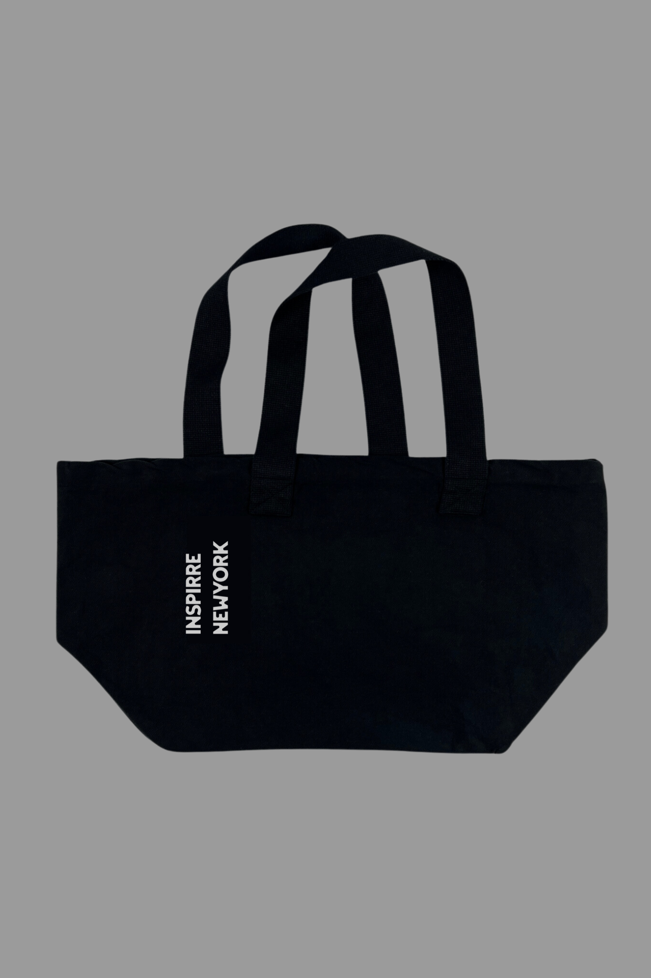 Be Bold and Authentic black denim tote bag with gray print - INSPIRRE New York
Be Bold and Authentic denim tote bag - USA made heavyweight cotton
INSPIRRE New York denim tote bag - authentic daily carry bag