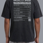 Gratitude Nutrition Facts Tee