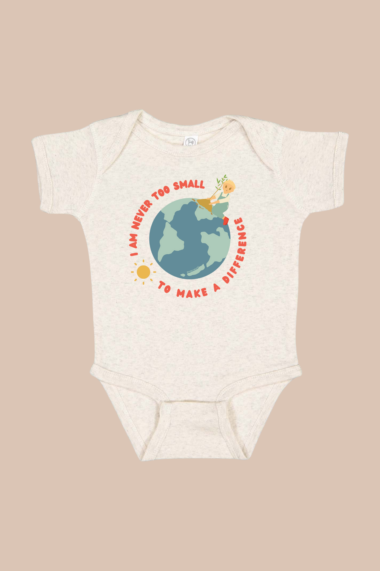 I Am Never Too Small To Make A Difference Onesie