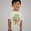 I Stand Up For Others toddler tee in beige or natural color - empowering graphic shirt for kids