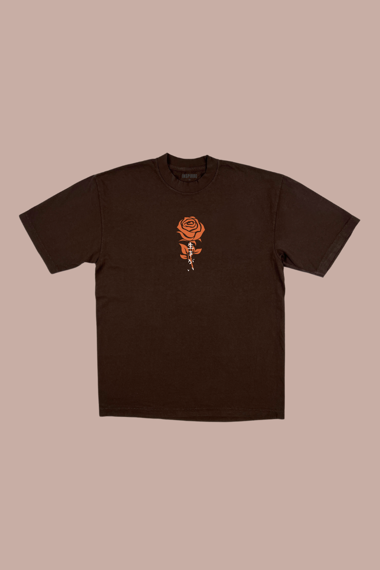 IKIGAI Reason for Being premium graphic tee in chocolate brown - purpose and meaning adult shirt