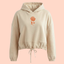IKIGAI 'Reason For Being' Cropped Hooded Sweatshirt