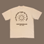 Let Gratitude Light Up Your Day premium graphic tee in beige - gratitude and mindfulness adult shirt