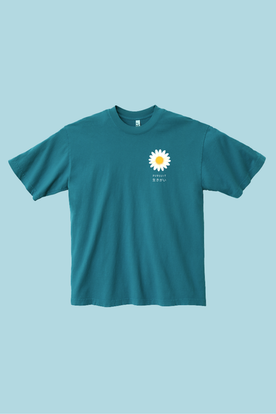 Pursuit premium graphic tee in teal - purpose and passion adult shirt