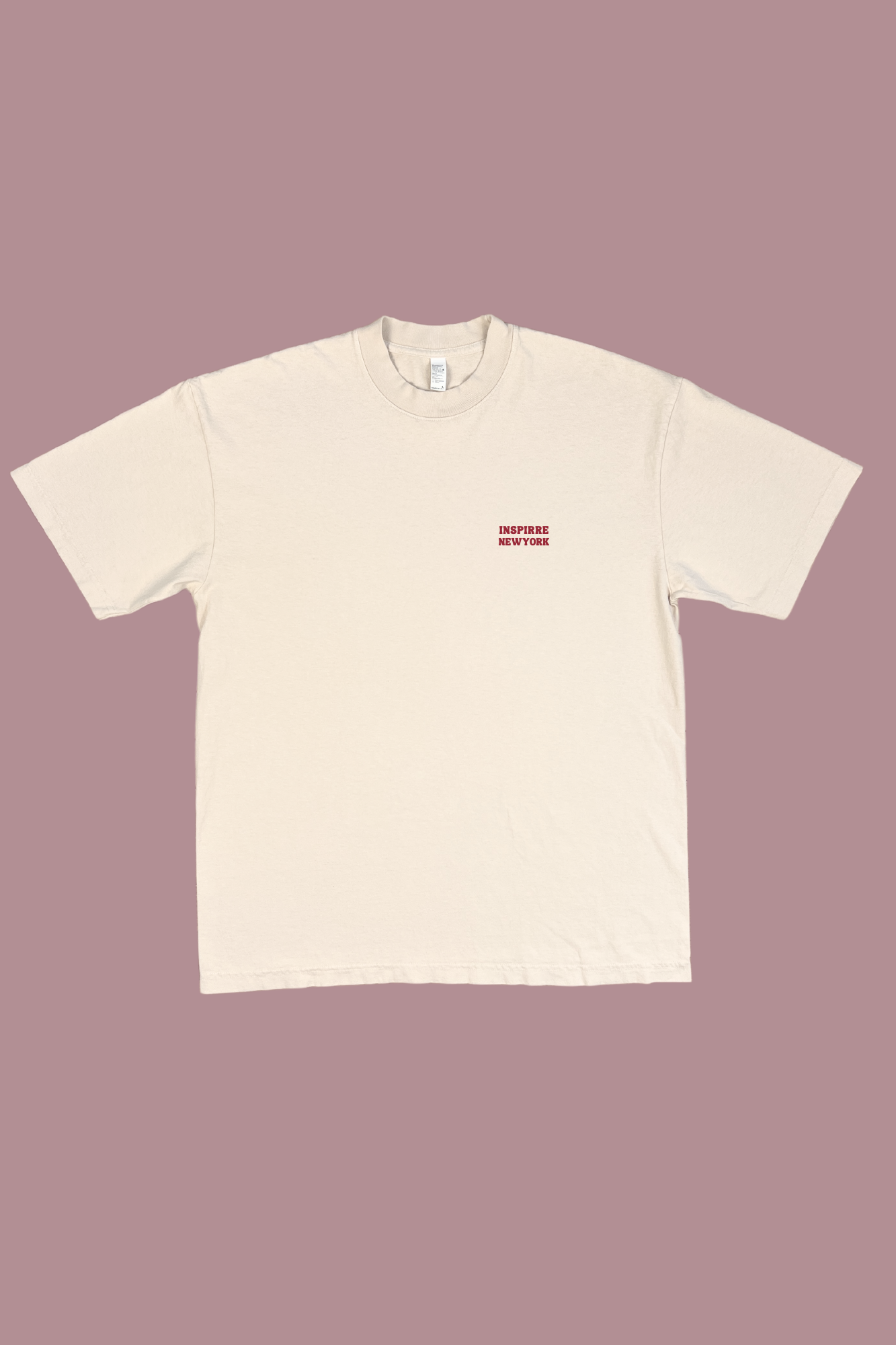 The Math Of Life premium graphic tee in cream with red print - happiness equation adult shirt