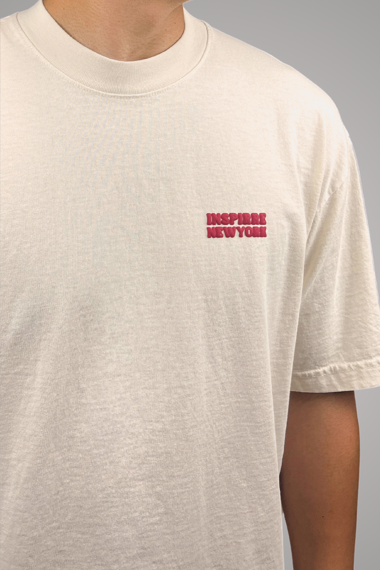 The Math Of Life premium graphic tee in cream with red print - happiness equation adult shirt