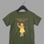 I Believe In My Dreams toddler tee in olive green - inspirational graphic shirt for kids