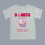 Donuts With Dad toddler tee in gray - father's day graphic shirt for kids