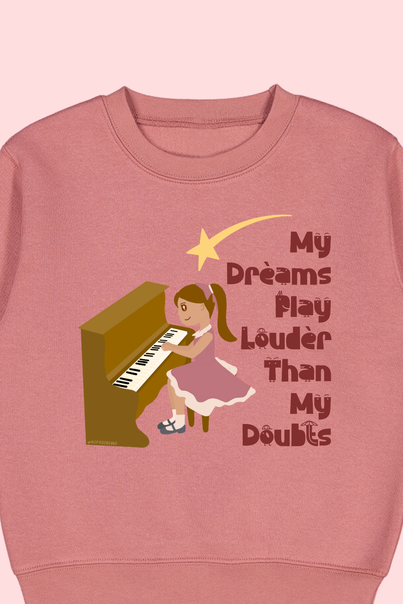 My Dreams Play Louder Than My Doubts (Toddler Fleece Sweatshirt)