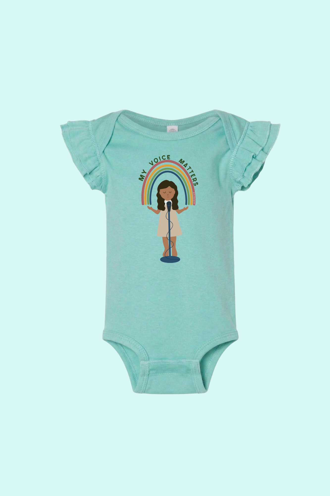 My Voice Matters (Flutter Sleeve) Onesie