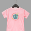I Am Never Too Small To Make A Difference toddler tee in pink - empowering graphic shirt for kids