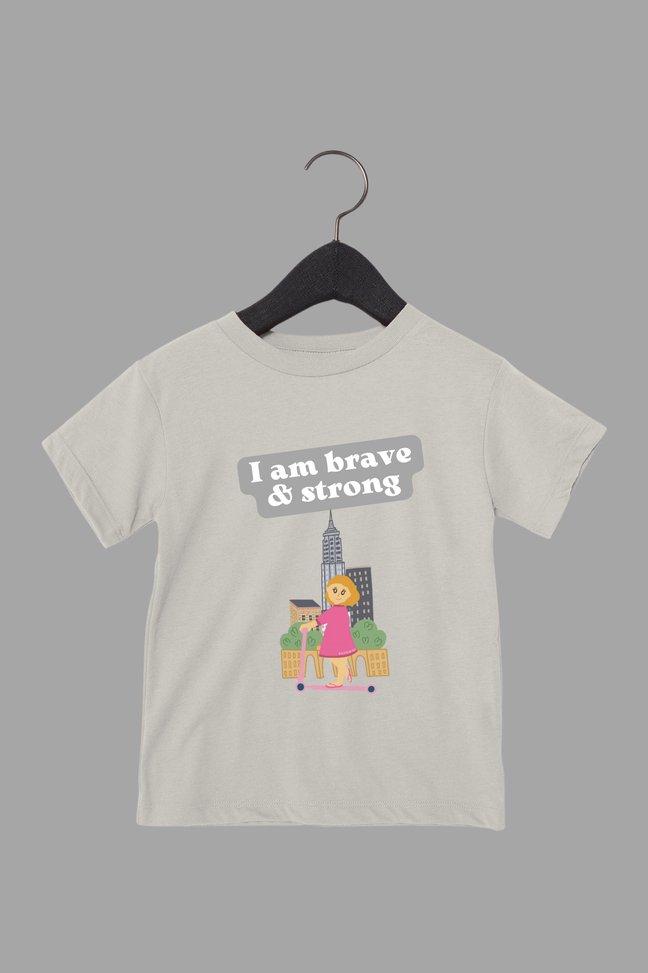 I Am Brave And Strong Toddler Tee