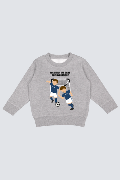 Together We Beat The Impossible (Toddler Fleece Sweatshirt)